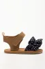 Frill Sandals Black And Natural sold by Ackermas