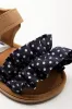 Frill Sandals Black And Natural sold by Ackermas