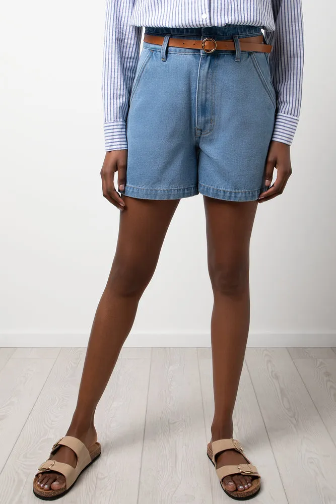 PaperBag Shorts with Belt Blue sold by Ackermas product image thumbnail 2
