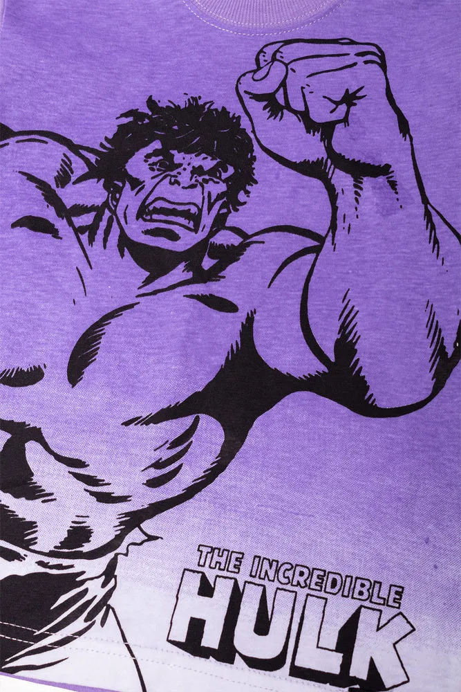 Hulk 2 Pack Short Sleeve T-Shirts Green And Purple sold by Ackermas product image thumbnail 2