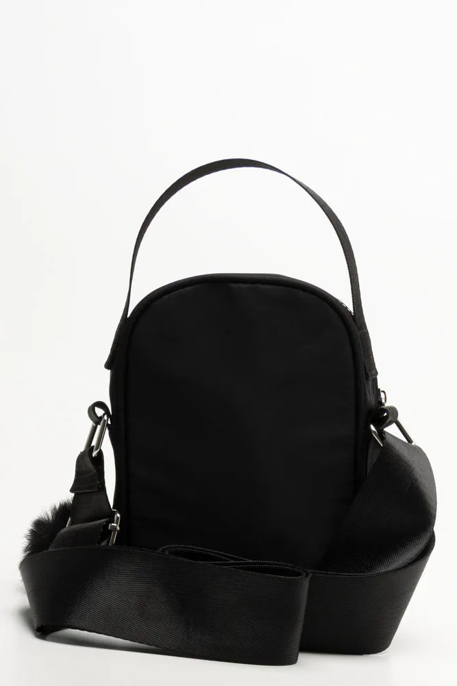 Pom Pom Sling Bag Black sold by Ackermas product image thumbnail 3