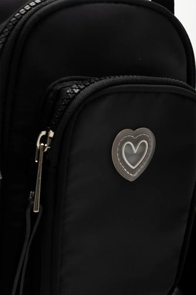 Pom Pom Sling Bag Black sold by Ackermas product image thumbnail 4