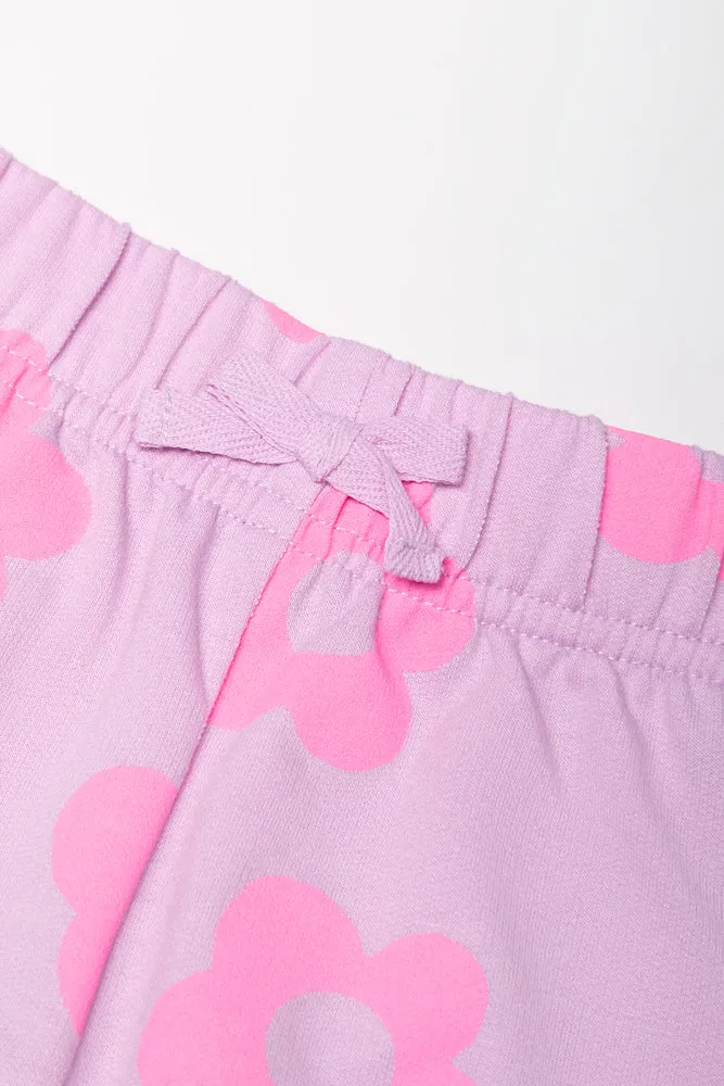 Flower Shorts Lilac sold by Ackermas product image thumbnail 2