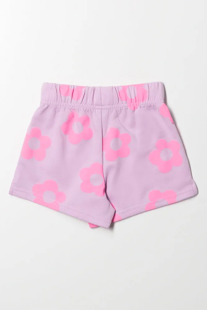 Flower Shorts Lilac sold by Ackermas product image thumbnail 3