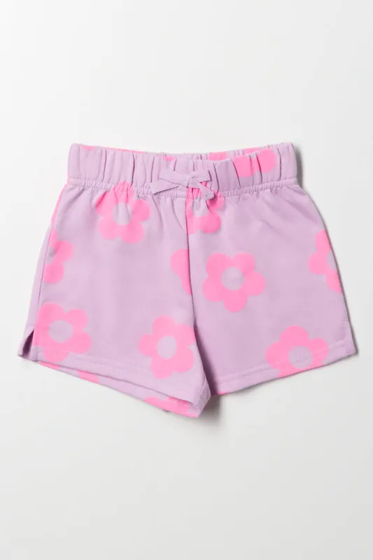Flower Shorts Lilac sold by Ackermas