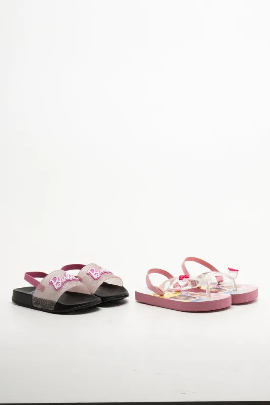 Barbie 2 Pack Sandals Pink sold by Ackermas