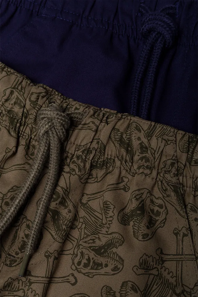 2 Pack Shorts Green And Navy sold by Ackermas product image thumbnail 2