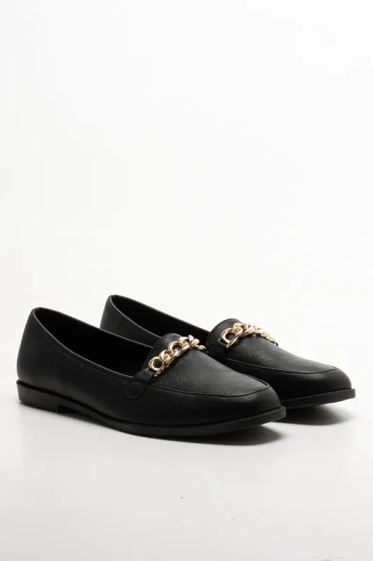 Chain Loafer Black sold by Ackermas