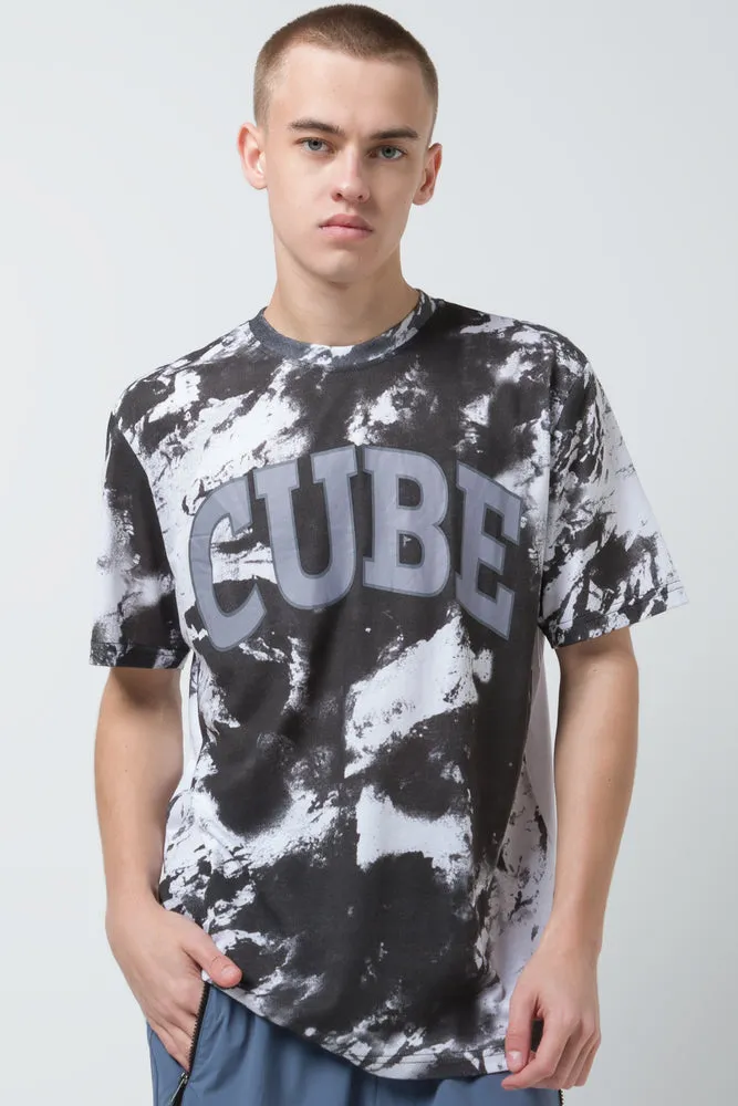 Tie Dye T-Shirt Black sold by Ackermas