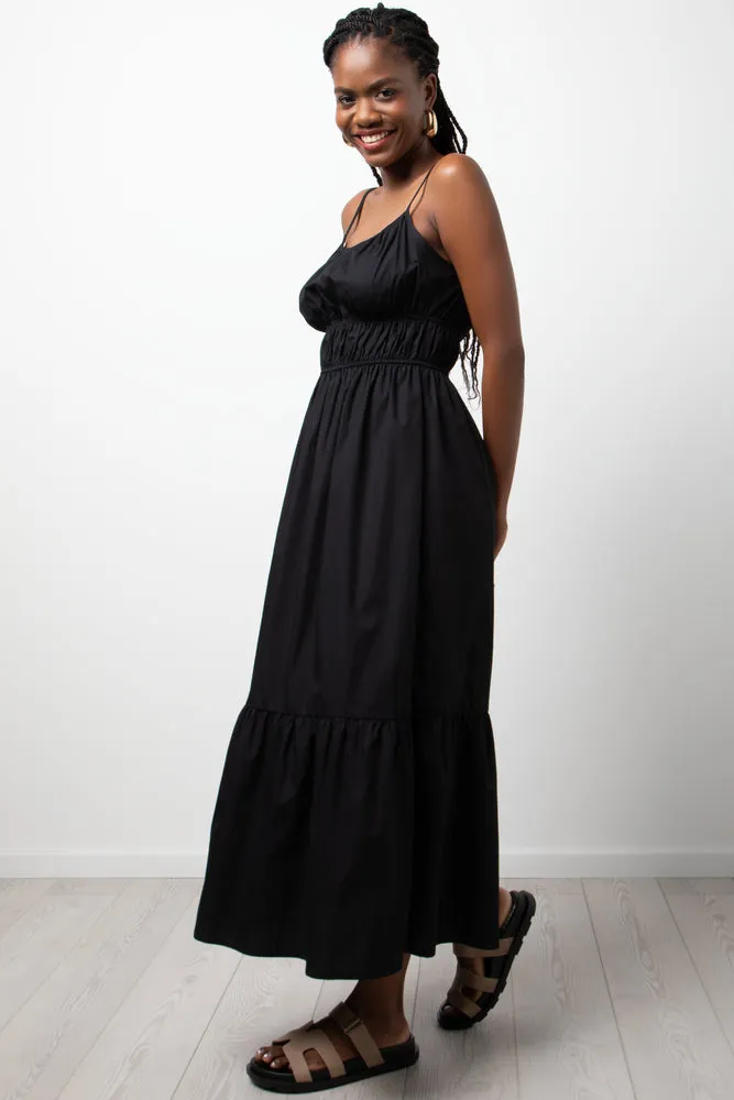 Tiered Maxi Dress Black sold by Ackermas product image thumbnail 2