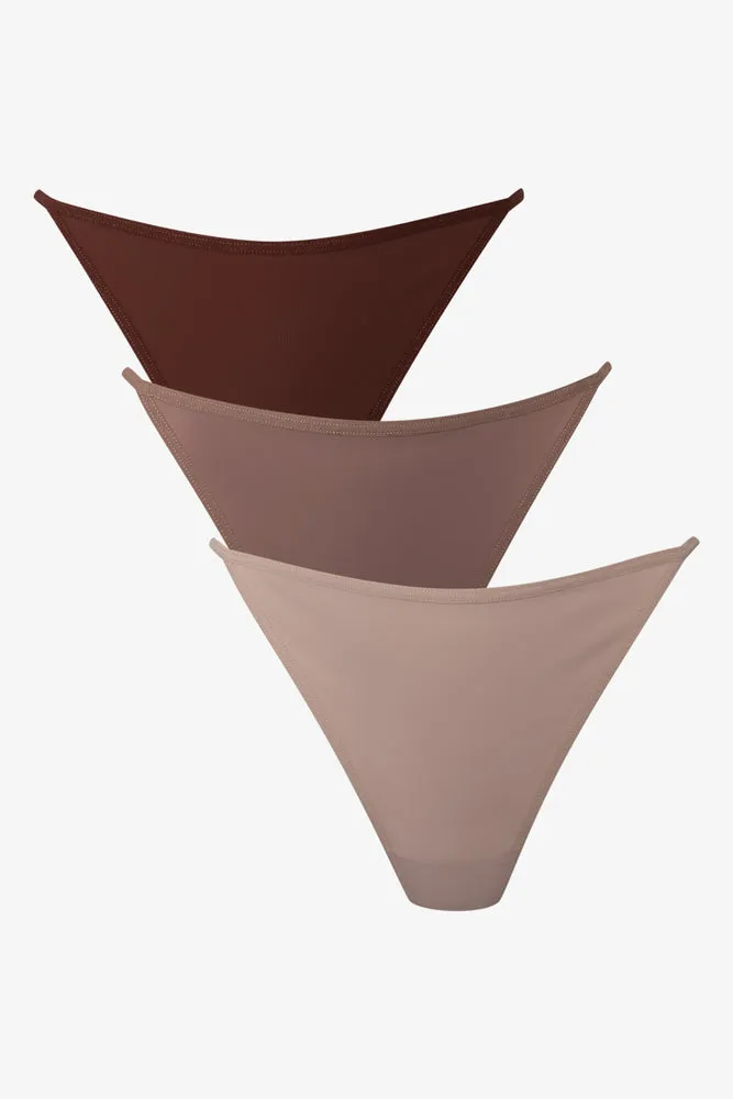 3 Pack Strappy Thongs Natural sold by Ackermas