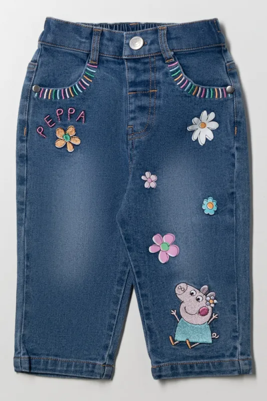 Peppa Pig Denim Jeans Blue sold by Ackermas
