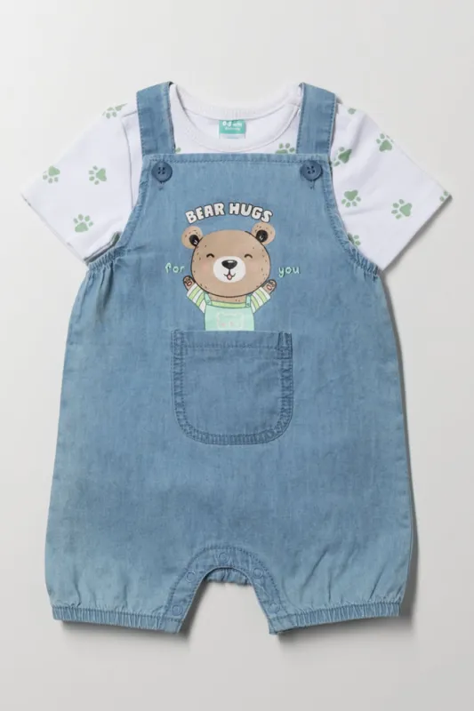 Buddy Dungaree Blue sold by Ackermas