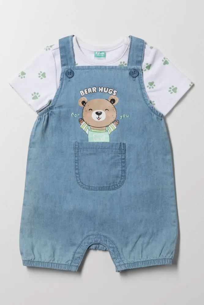 Buddy Dungaree Blue sold by Ackermas