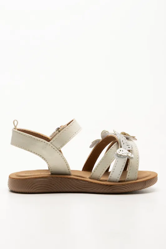 Butterfly Sandals Cream sold by Ackermas