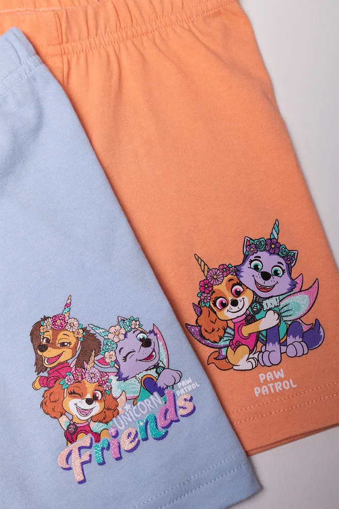 2 Pack Paw Patrol Cycling Shorts Light Blue sold by Ackermas product image thumbnail 2