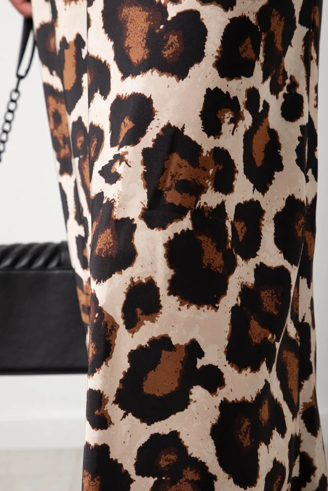 Satin Skirt Animal Print sold by Ackermas product image thumbnail 5