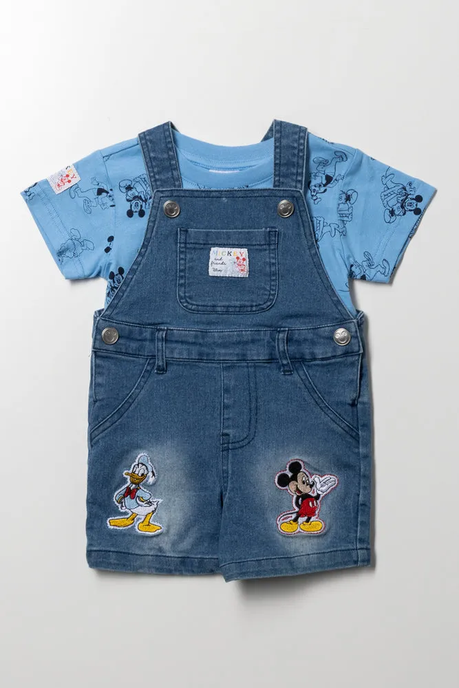 Paw Patrol Denim Dungaree Set Blue sold by Ackermas