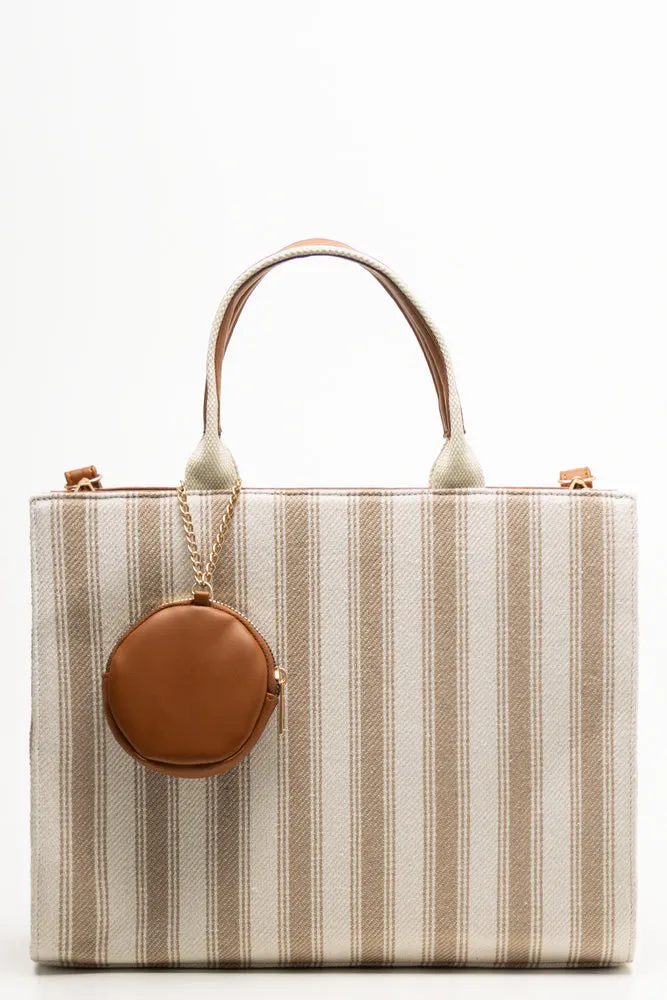 Square Tote Bag Natural sold by Ackermas