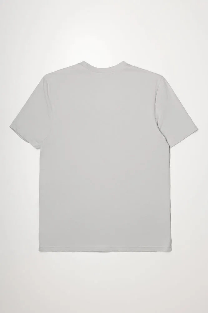 Printed Graphic T-Shirt Light Grey sold by Ackermas product image thumbnail 3