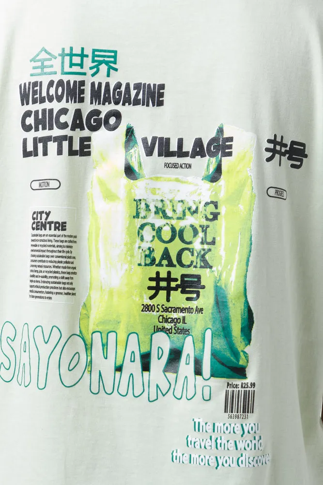 Short Sleeve T-Shirt Green sold by Ackermas product image thumbnail 5