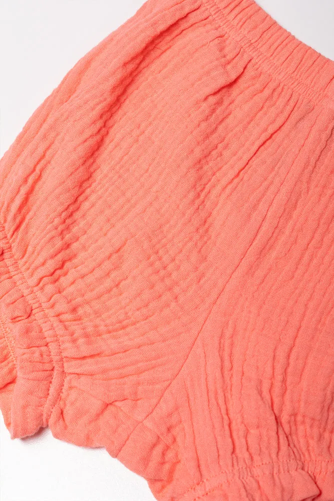 Strappy Shorts Set Pink sold by Ackermas product image thumbnail 3