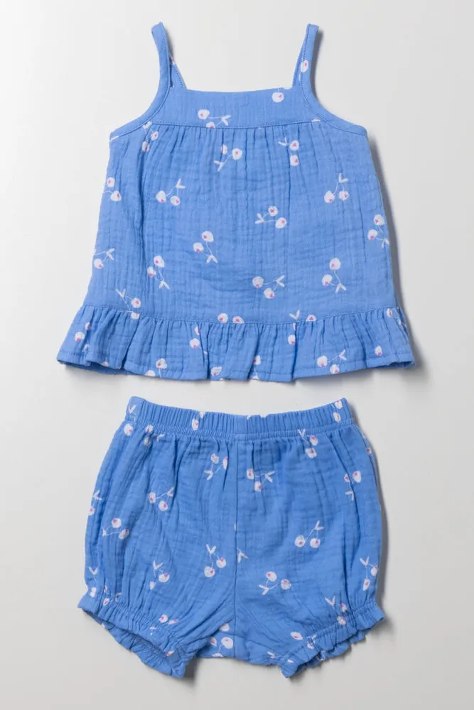 Strappy Top And Shorts Set sold by Ackermas