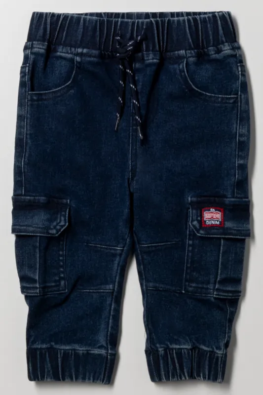 Cargo Denim Jogger Blue sold by Ackermas