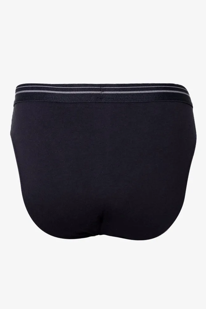 3 Pack Comfort Briefs Navy, Grey & Black sold by Ackermas product image thumbnail 5