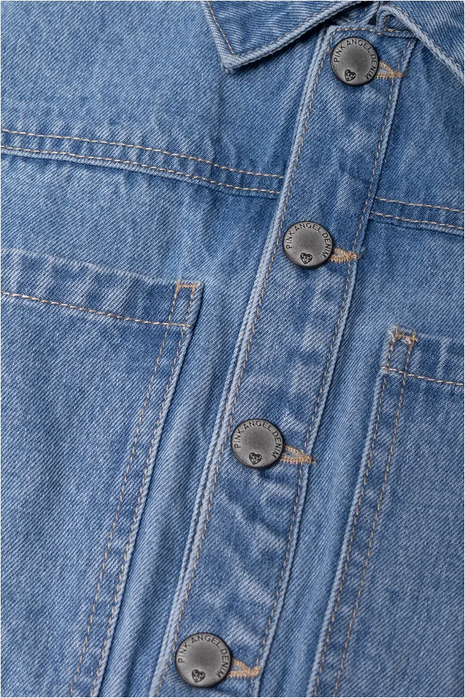 Denim Dress Blue sold by Ackermas product image thumbnail 2