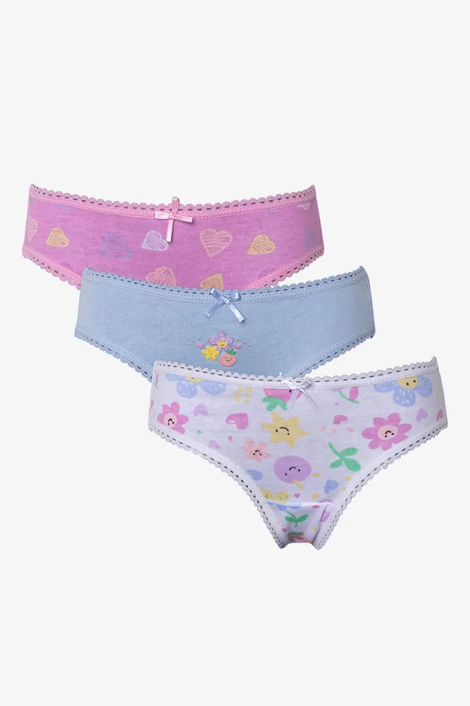 3 Pack Bikini Panties Blue And Purple sold by Ackermas