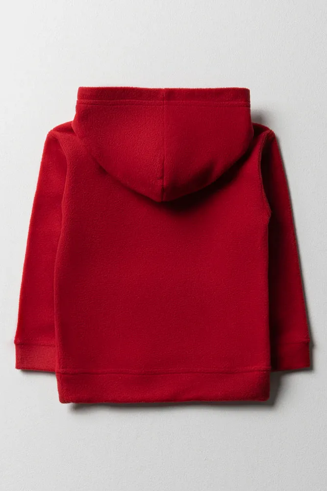 Spiderman Polar Fleece Tracktop Red sold by Ackermas product image thumbnail 3