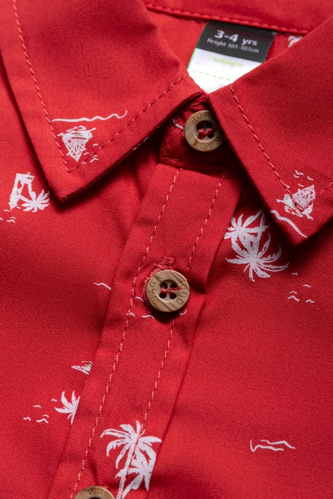 Tropical Shirt Coral sold by Ackermas product image thumbnail 2