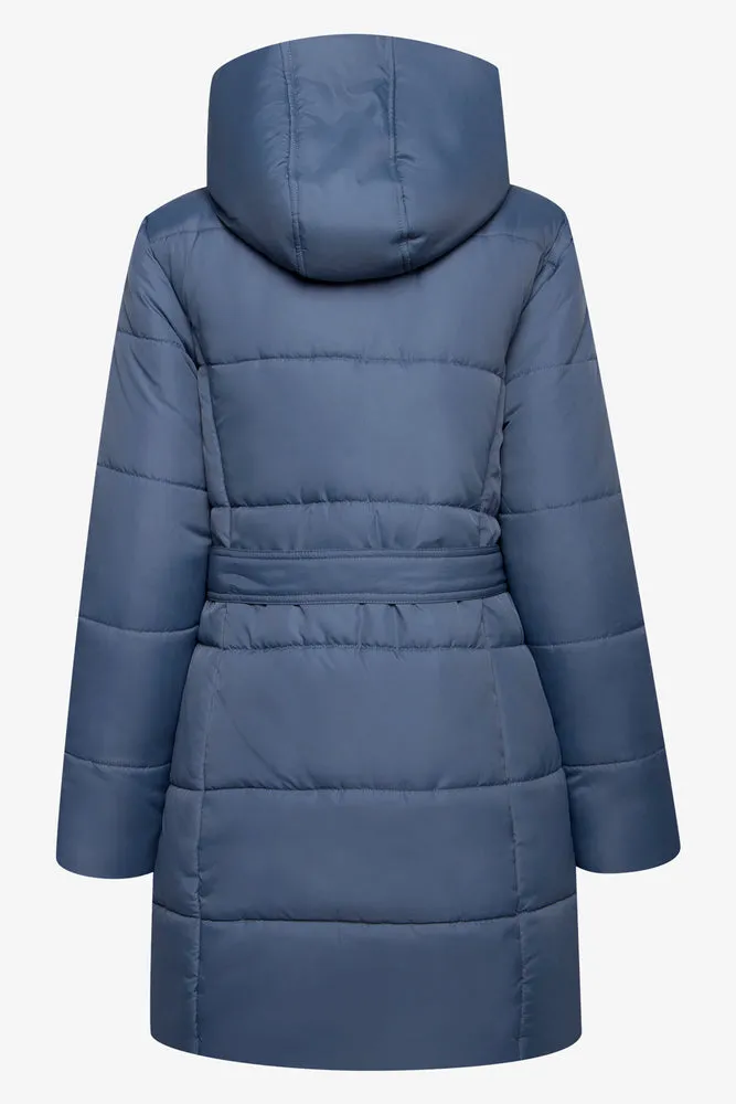 Belted Long Puffer Jacket sold by Ackermas product image thumbnail 2