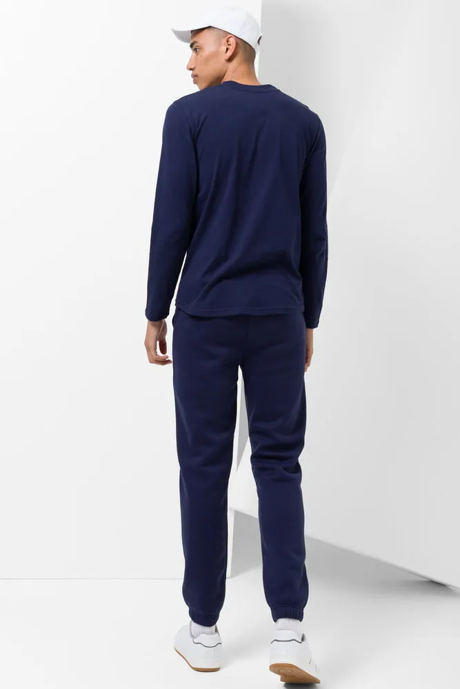 Long Sleeve T-Shirt Navy sold by Ackermas product image thumbnail 3