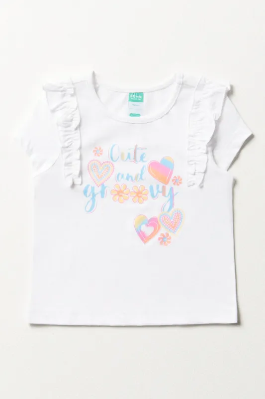 Printed T-Shirt White sold by Ackermas