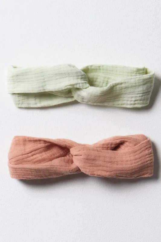 2 Pack Headbands Natural & Green sold by Ackermas
