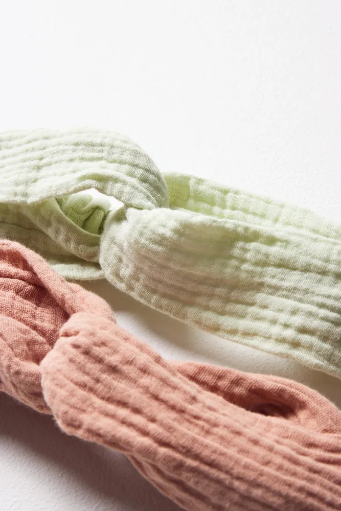 2 Pack Headbands Natural & Green sold by Ackermas product image thumbnail 2