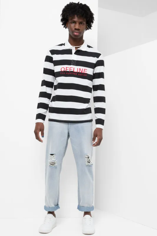 Long Sleeve Rugby Jersey White sold by Ackermas