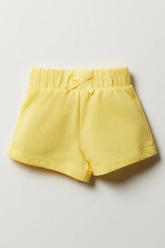 Knit Shorts Yellow sold by Ackermas