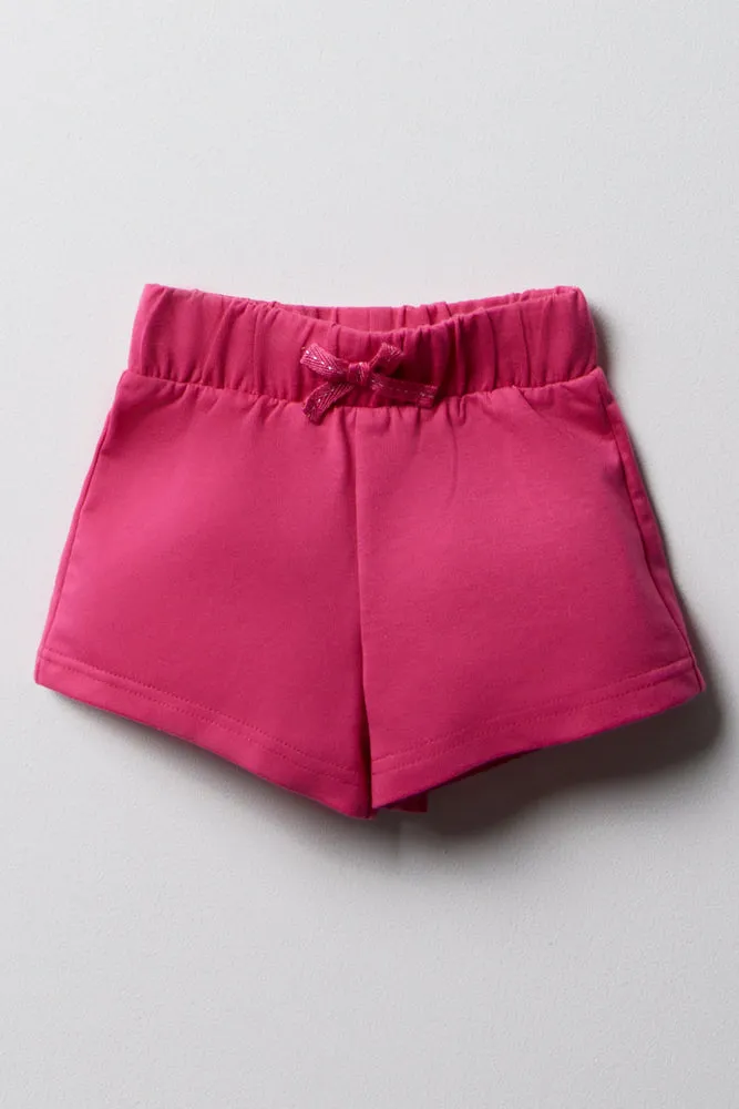 Knit Shorts Pink sold by Ackermas