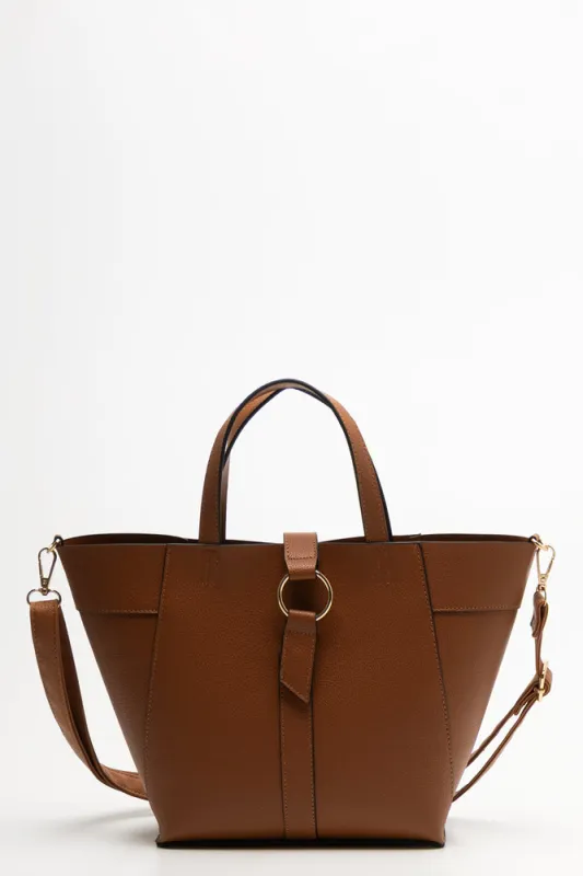 Mini Tote Handbag Tan sold by Ackermas