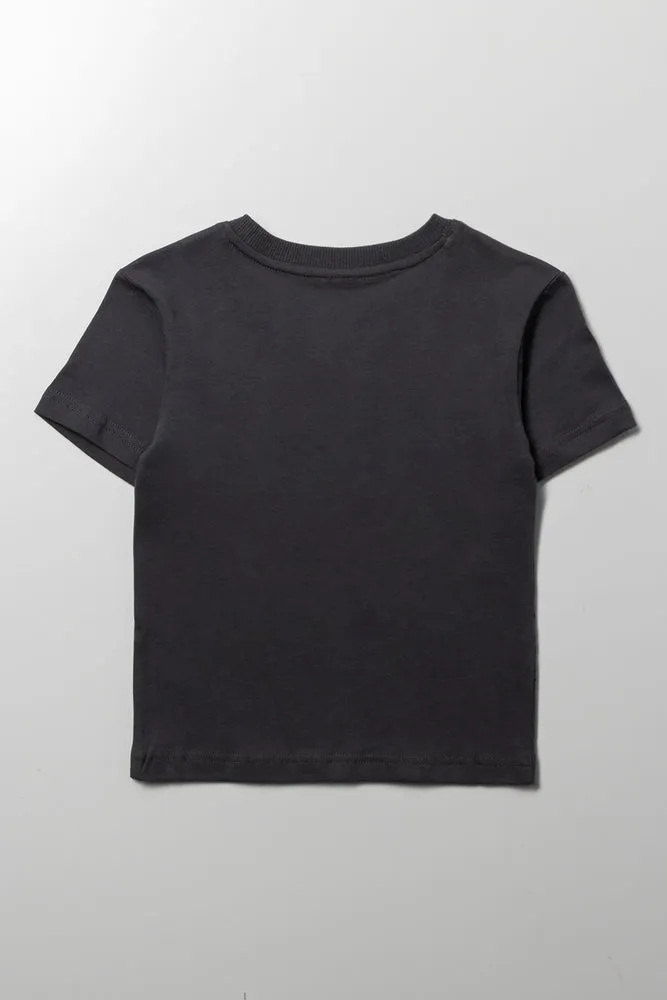 Batman T-Shirt Charcoal sold by Ackermas product image thumbnail 3