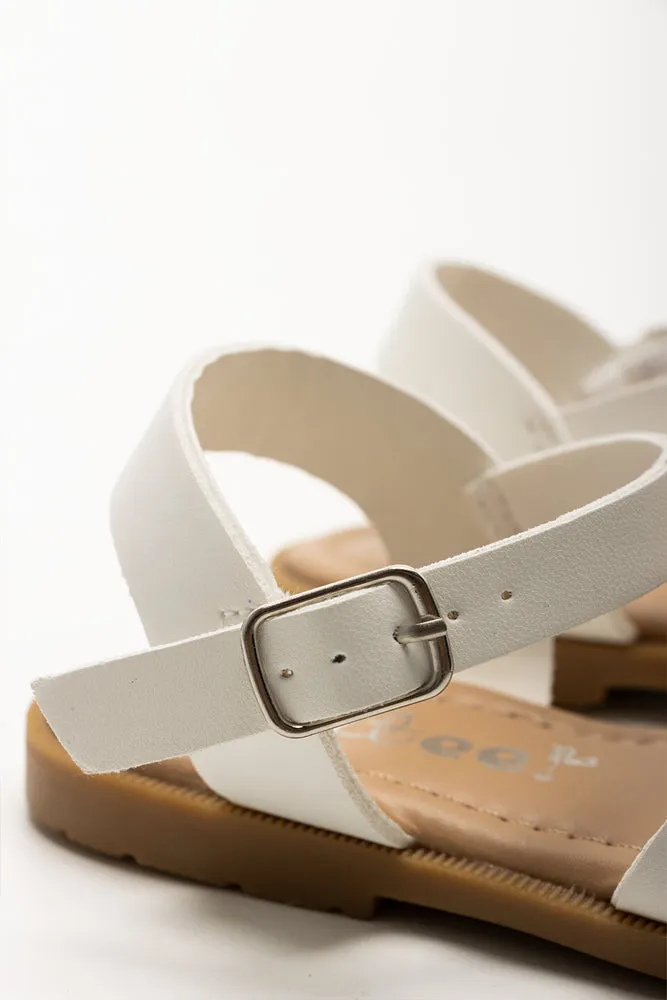 Daisy Trim Sandals White sold by Ackermas product image thumbnail 4