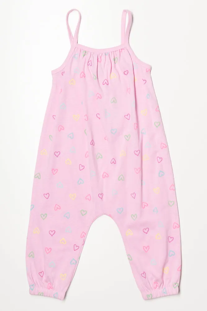 Strappy Jumpsuit Pink sold by Ackermas