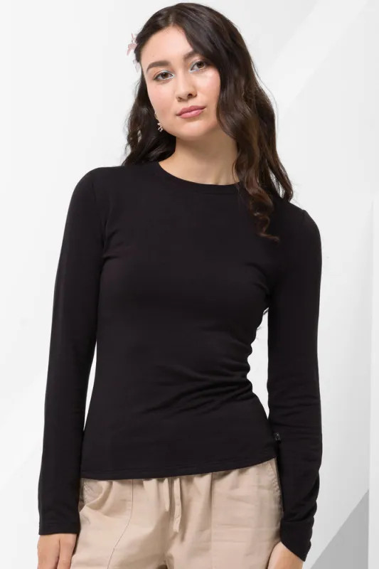 Long Sleeve T-Shirt Black sold by Ackermas
