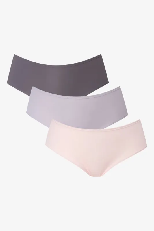 3 Pack Boyleg Panties Grey And Natural sold by Ackermas