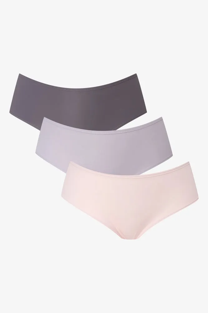 3 Pack Boyleg Panties Grey And Natural sold by Ackermas