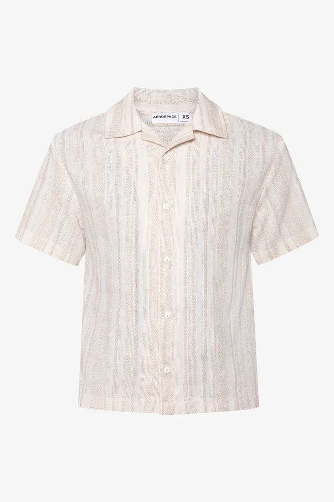 Textured Linen Shirt Natural sold by Ackermas