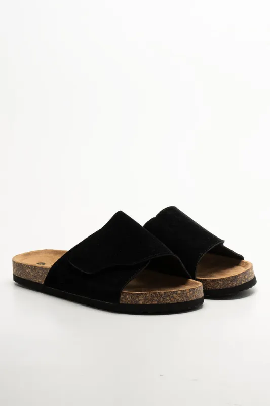Single Band Sandals Black sold by Ackermas